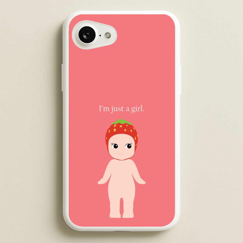 I'm Just A Girl iPhone 16e Case