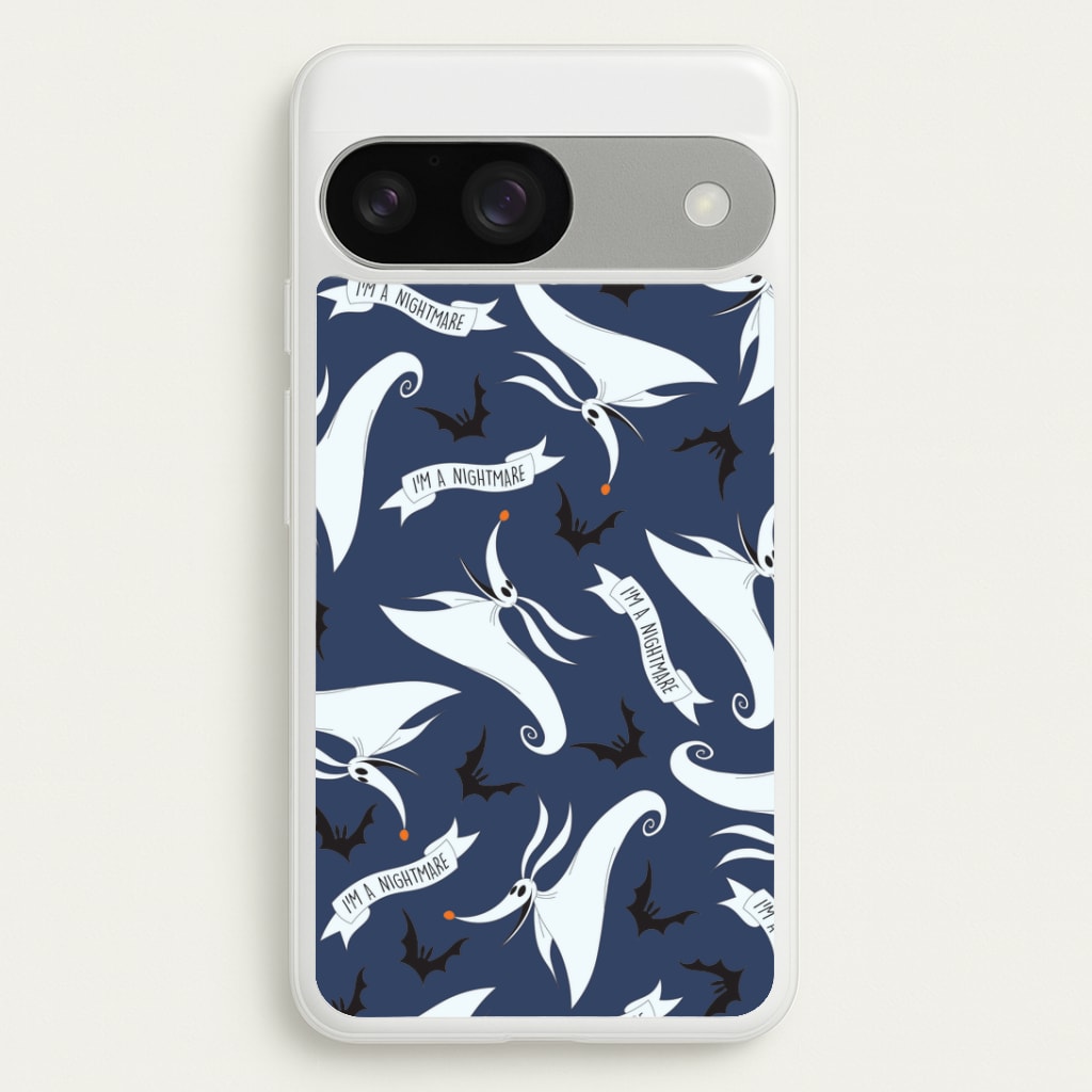 Skeleton Dog And Bats Pattern Google Pixel 9 / 9 Pro Case
