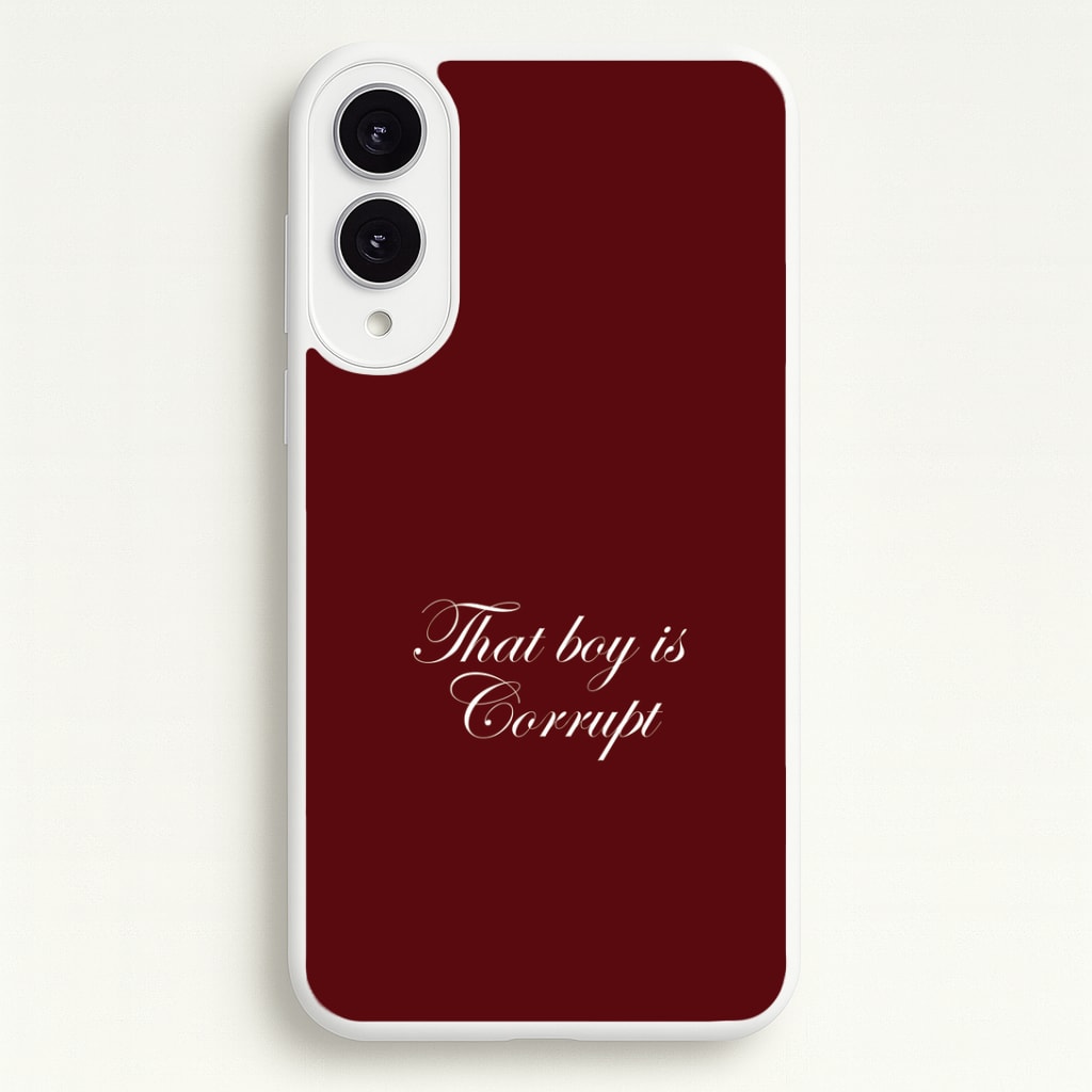 That Boy Is Corrupt Galaxy S25 Edge Case