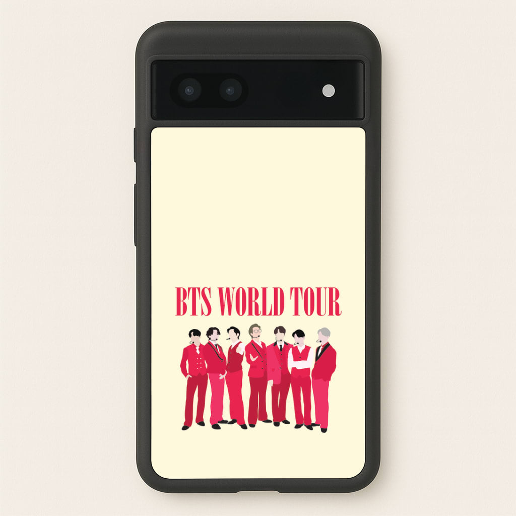 K-Pop Band World Tour 2026 Google Pixel 7a Case