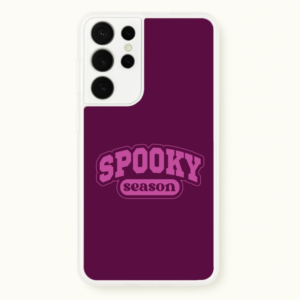 Spooky Season Varsity Galaxy S21 Ultra Case