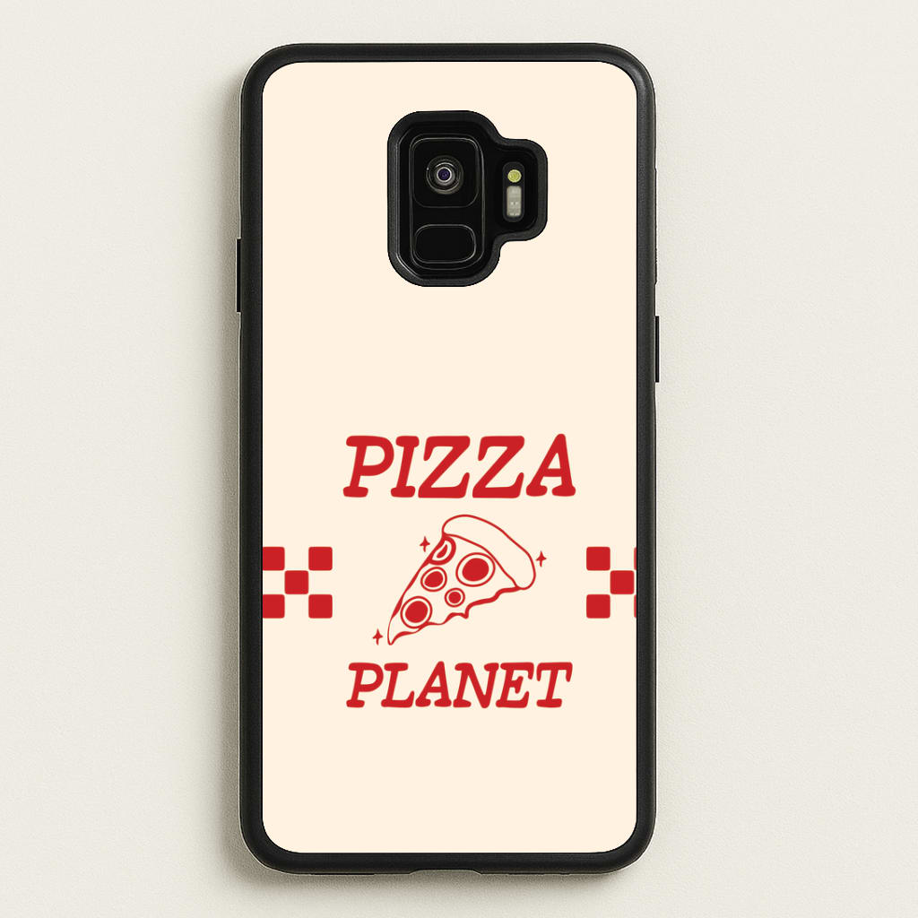 Retro Pizza Planet Galaxy S9 Case