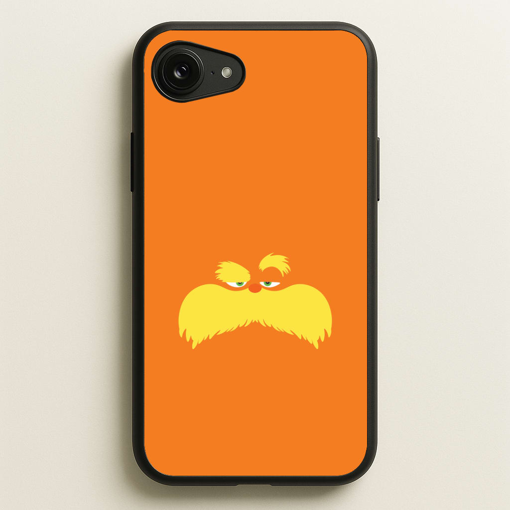 Orange Tree Creature Face iPhone 16e Case