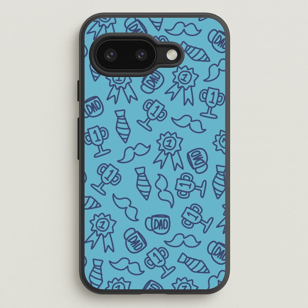 Dad Doodles Pattern Google Pixel 9a Case
