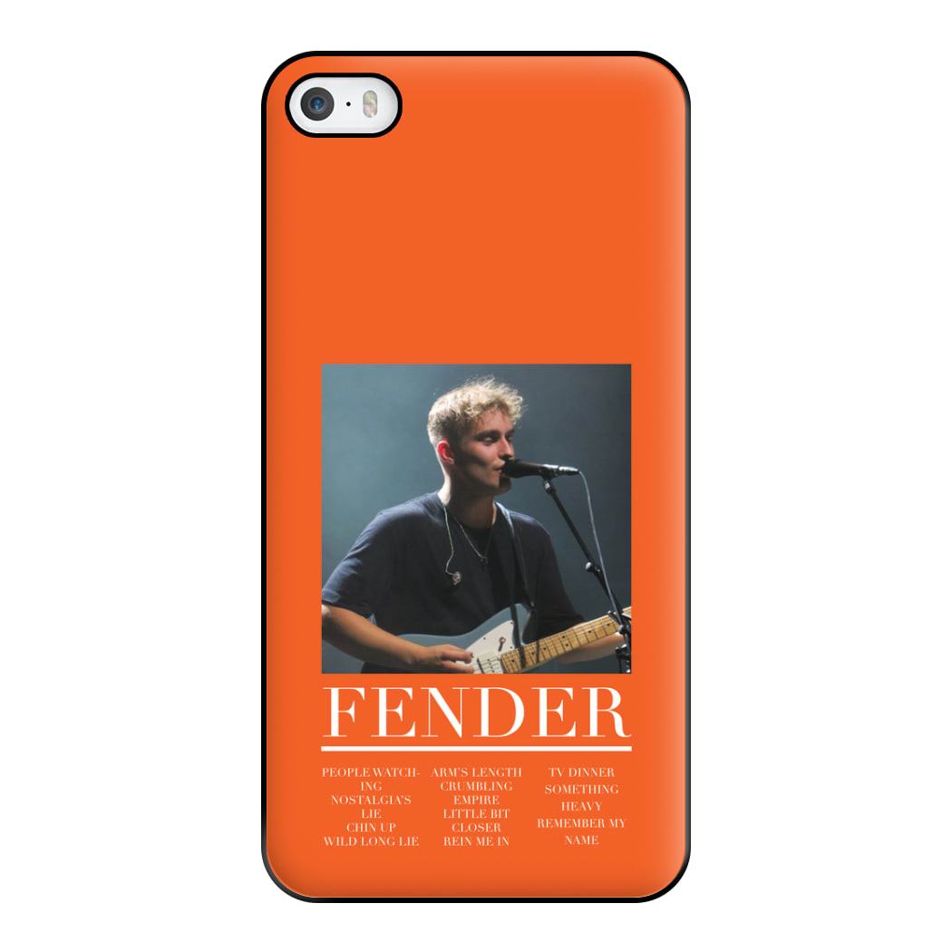 Fender Orange Song List iPhone 5 / 5s / SE 2016 Case