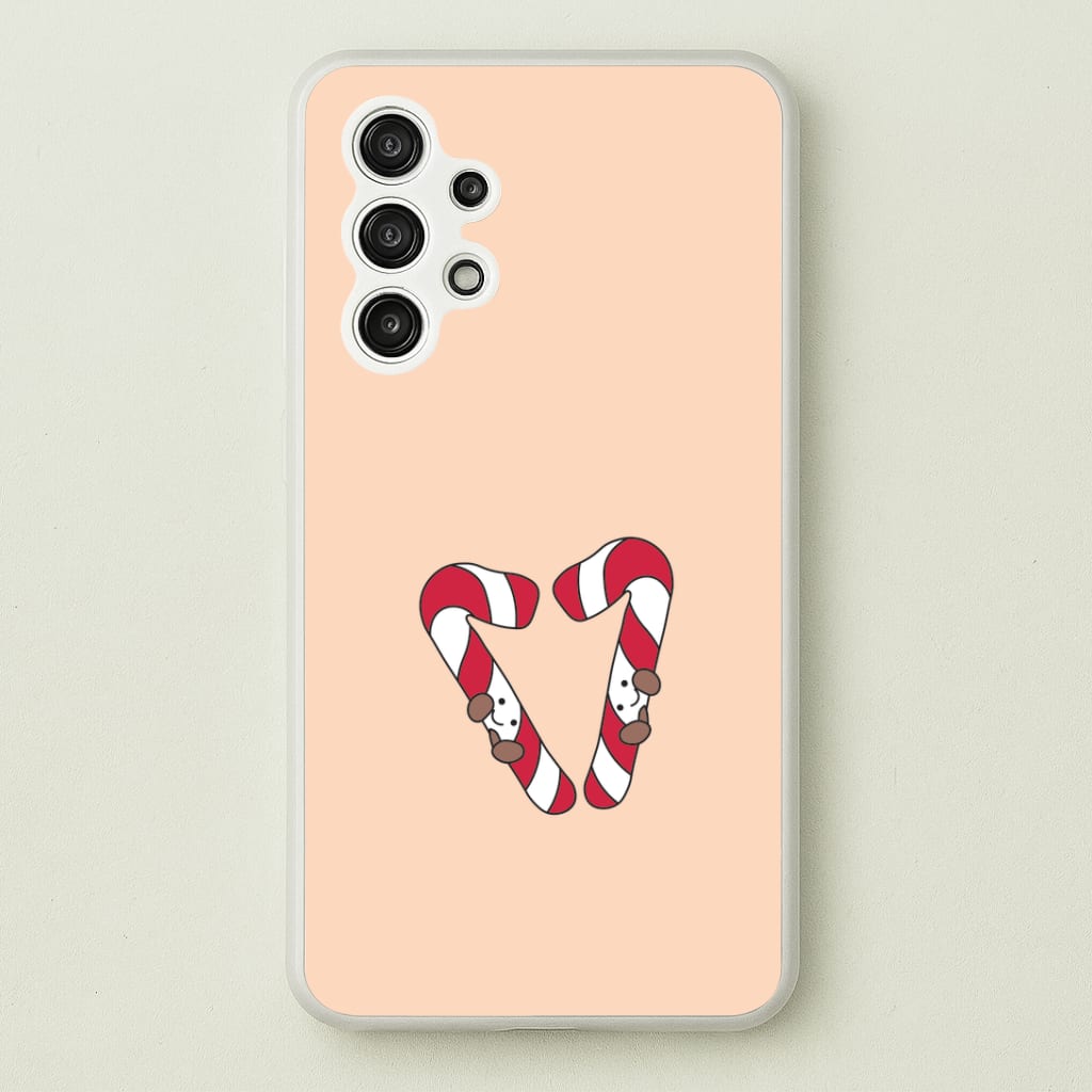 Christmas Candycane Plushies Galaxy A13 Case