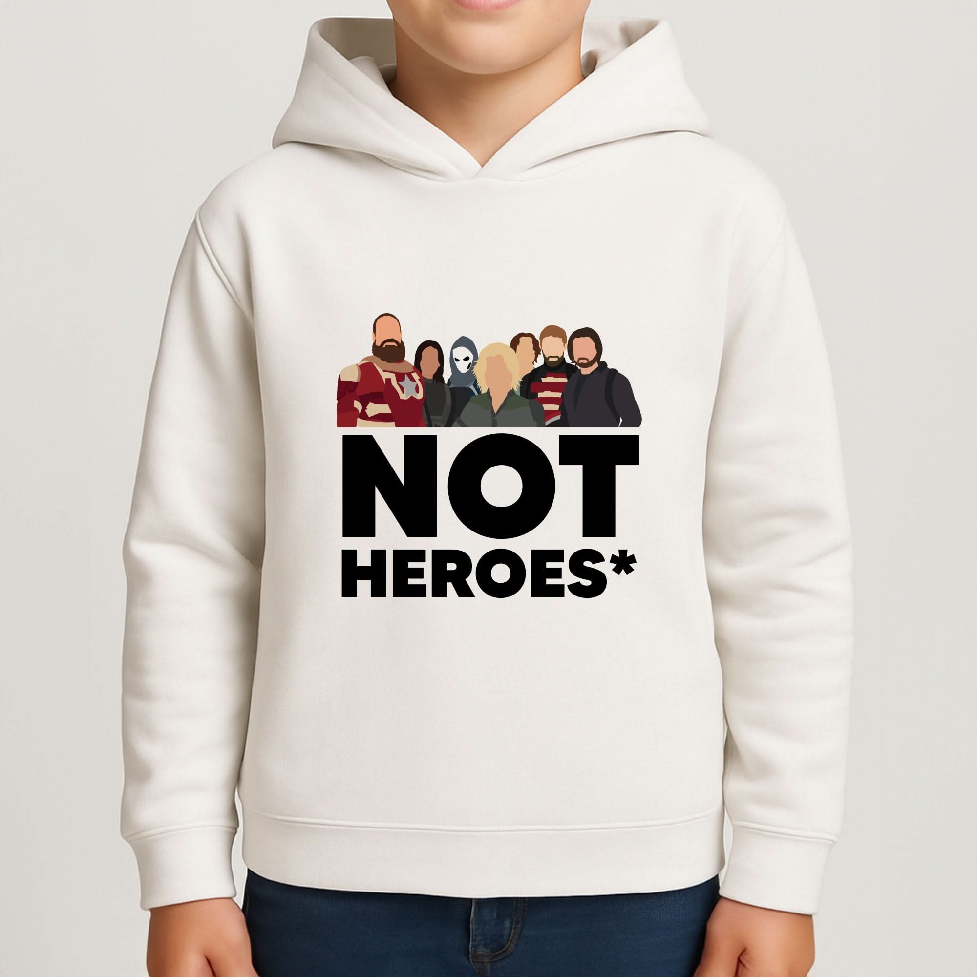 Not Heroes Boys Hoodie