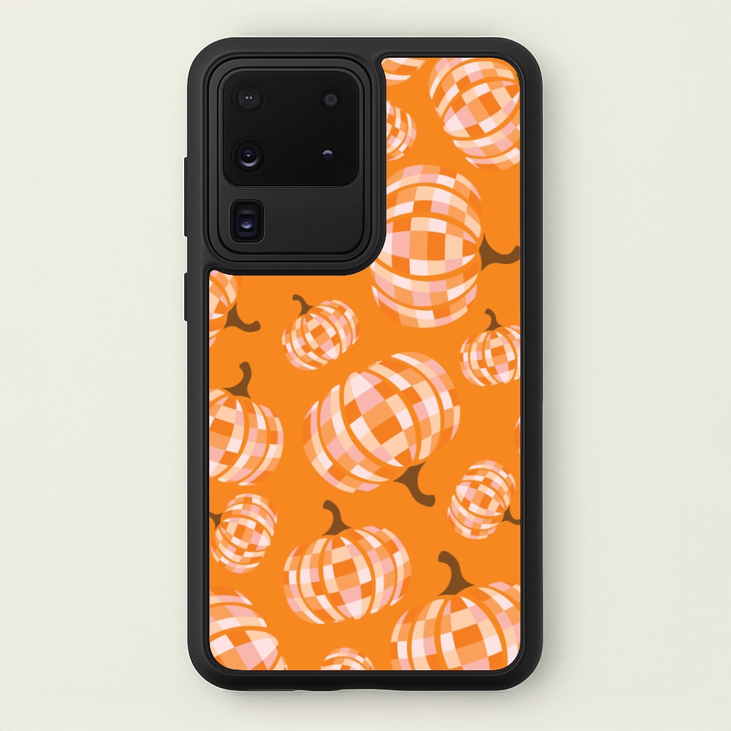 Disco Pumpkins Pattern Galaxy S20 Ultra Case