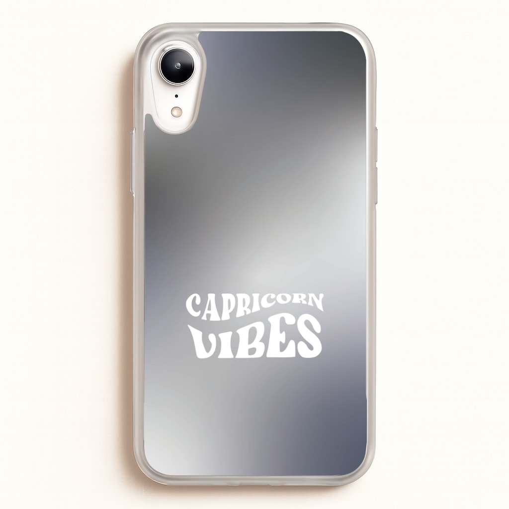 Capricorn Vibes Gradient Zodiac iPhone XR Case