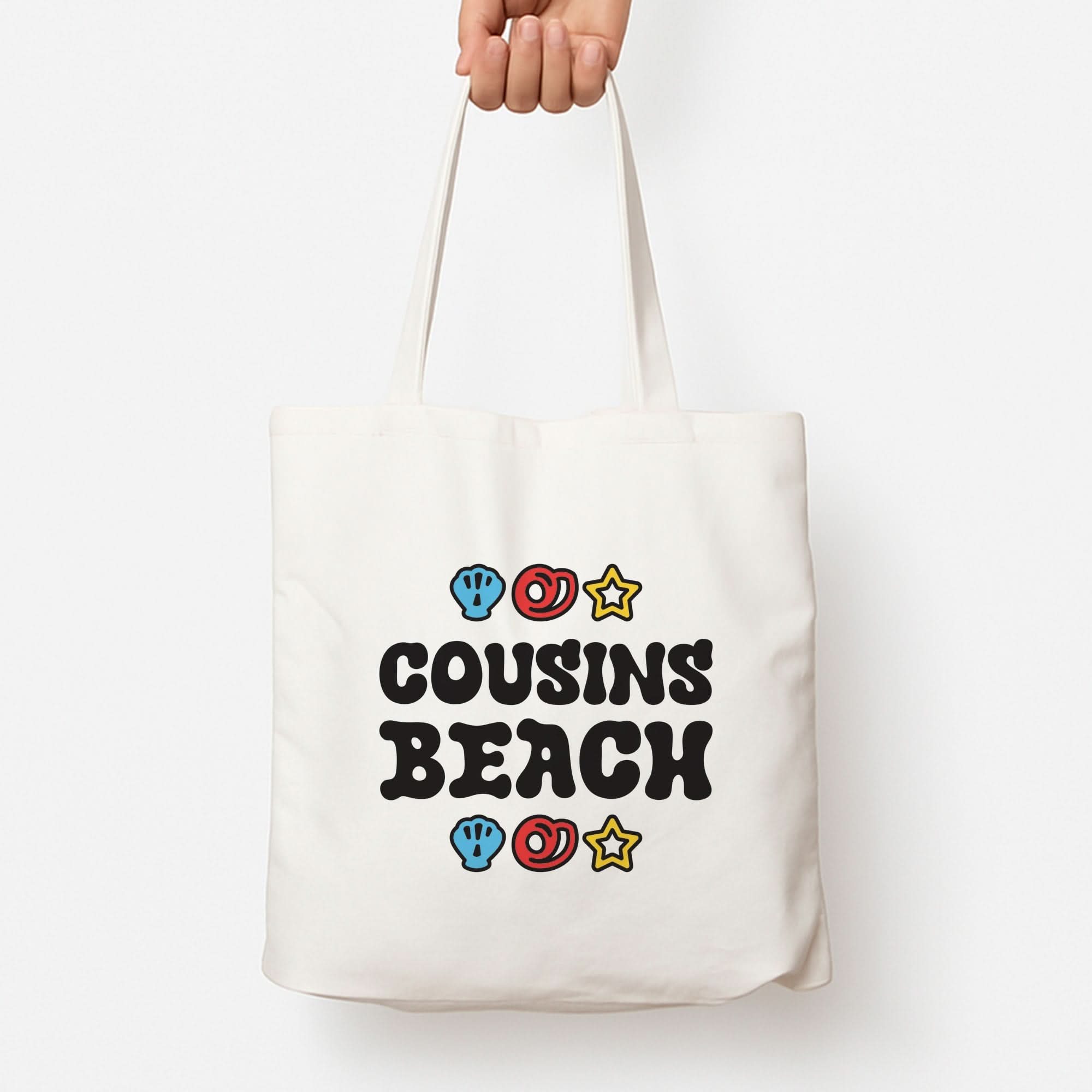 Cartoon Cousins Beach Tote Bag