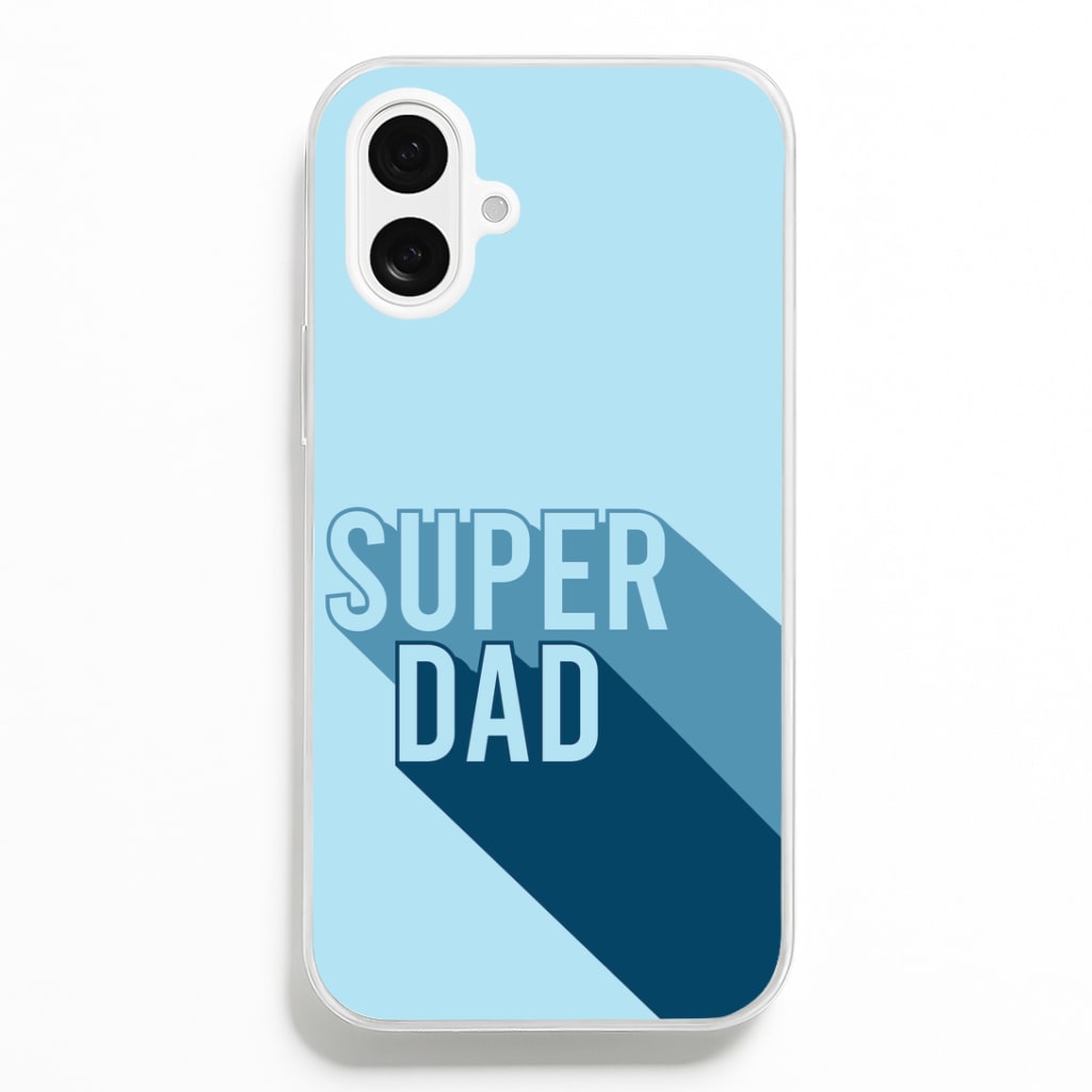 Super Dad Title iPhone 16 Plus Case