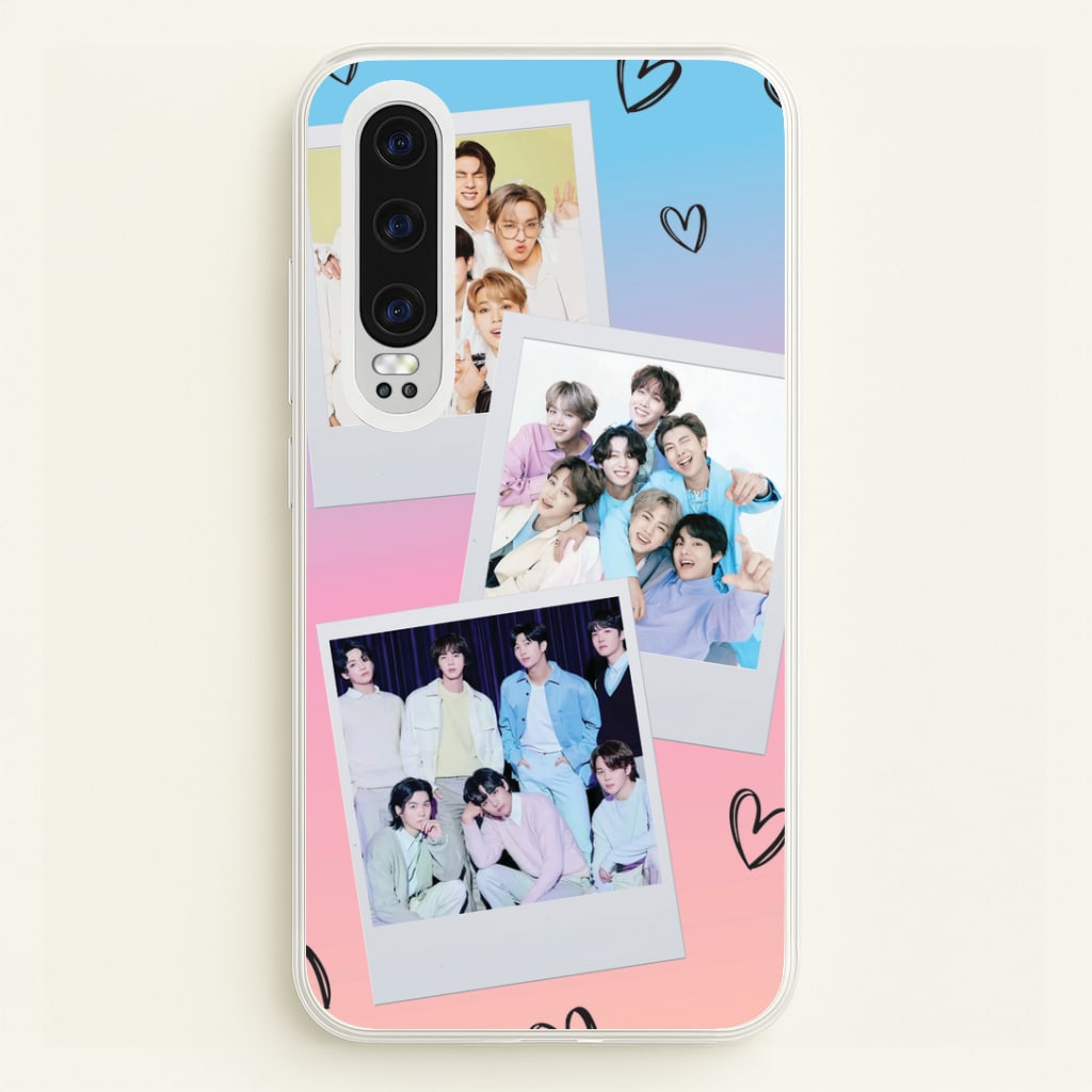 K-Pop Band Polaroid Collage Huawei P30 Case