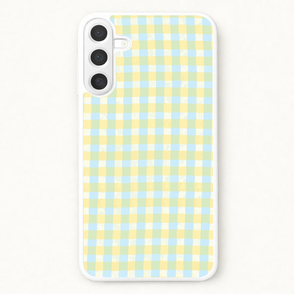 Lemonade Gingham Galaxy A57 Case