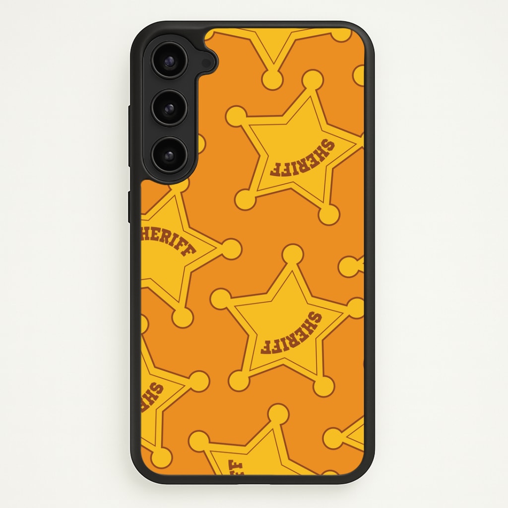 Sheriff Badge Pattern Galaxy S23 Case