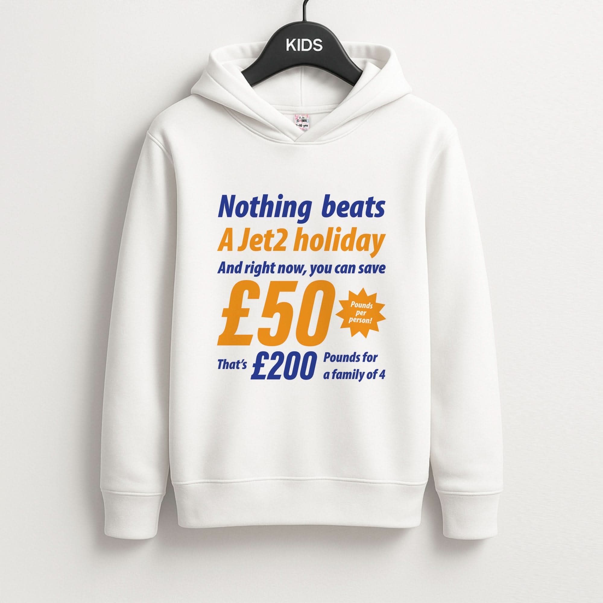 Nothing Beats A Jet Holiday Kids Hoodie