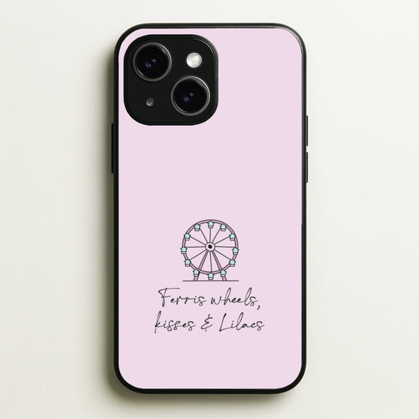 Ferris Wheels, Kisses & Lilacs iPhone 15 Plus Case