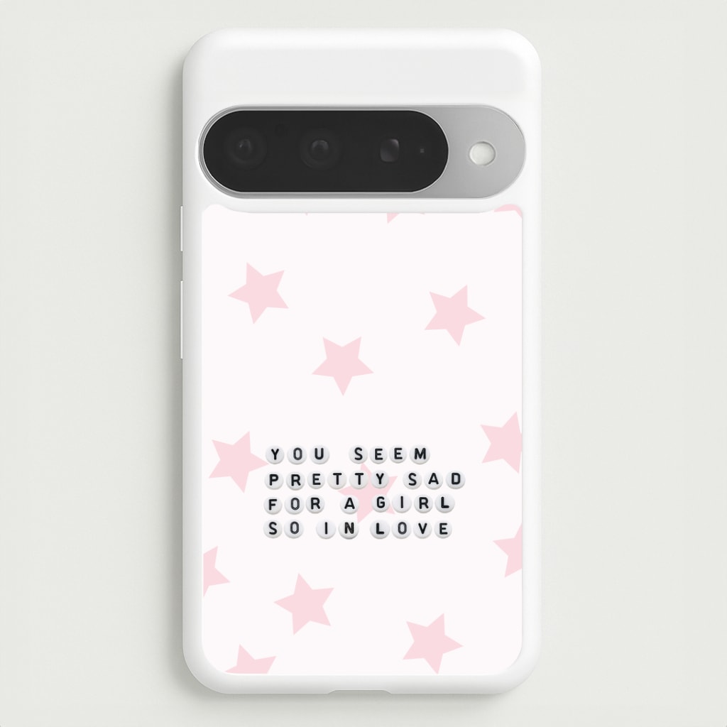 Pretty Sad Letter Beads Google Pixel 10 Pro XL Case