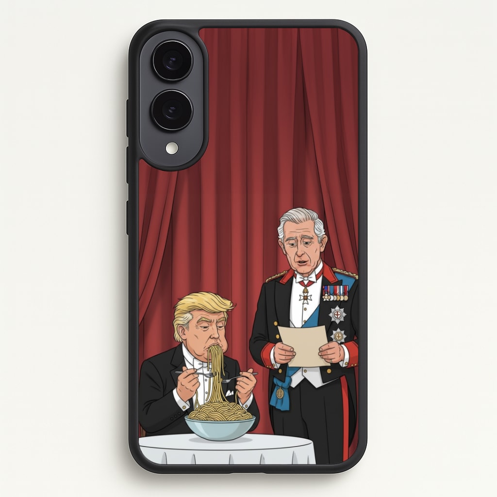 Charles & Donald's Spaghetti Galaxy S25 Edge Case