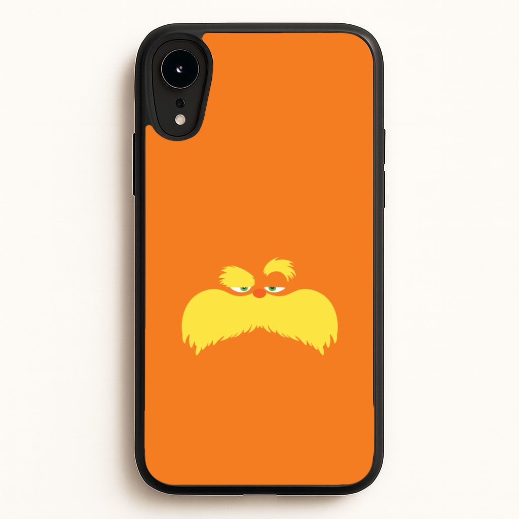 Orange Tree Creature Face iPhone XR Case