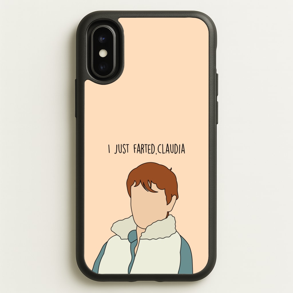I Just Farted, Claudia iPhone X / XS Case