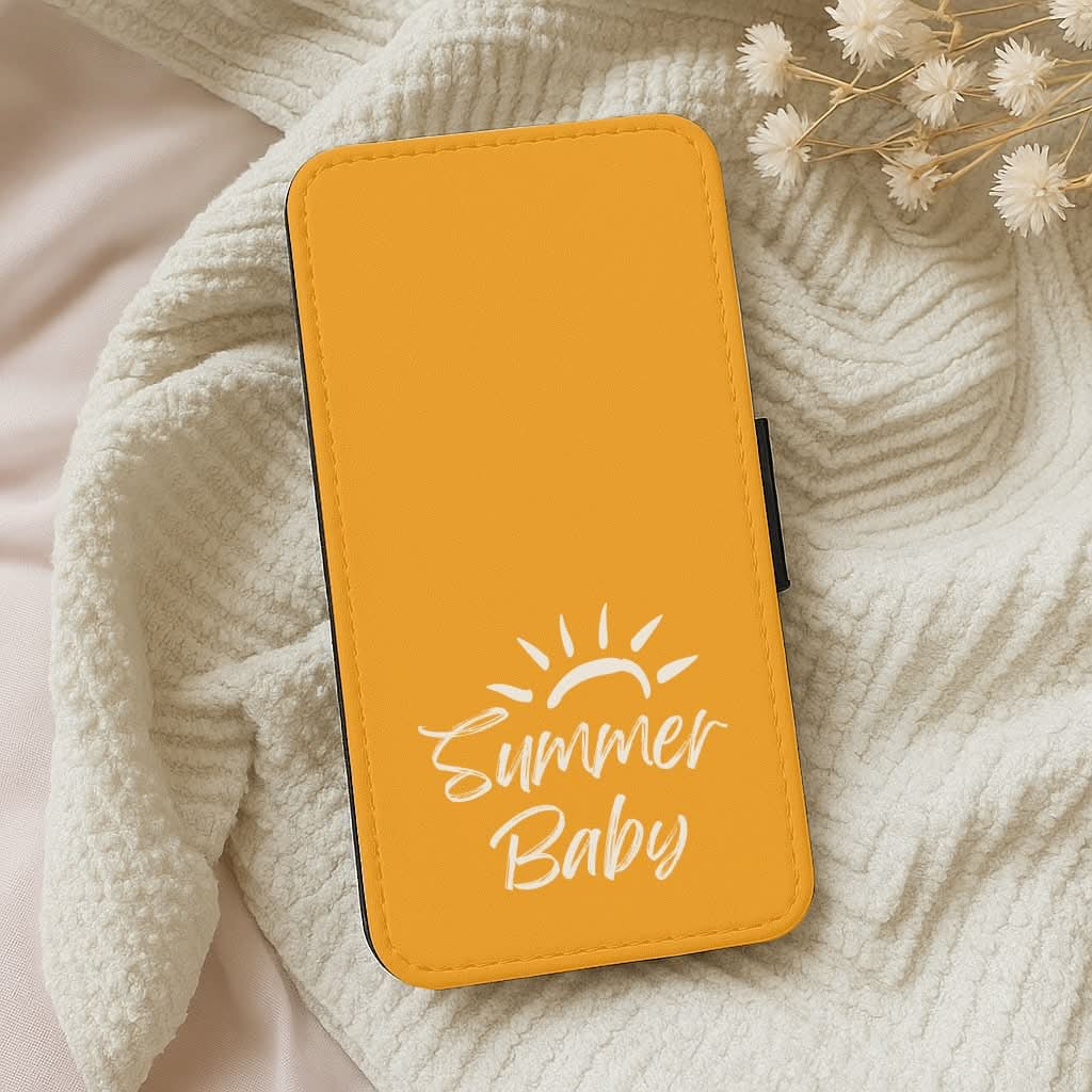 Summer Baby Leather Phone Case