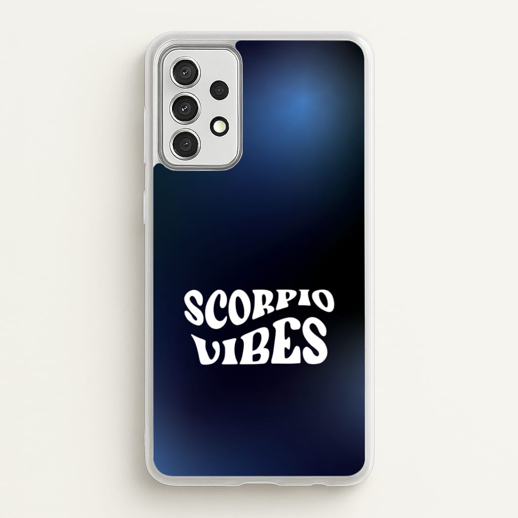 Scorpio Vibes Gradient Zodiac Galaxy A52 / A52s Case