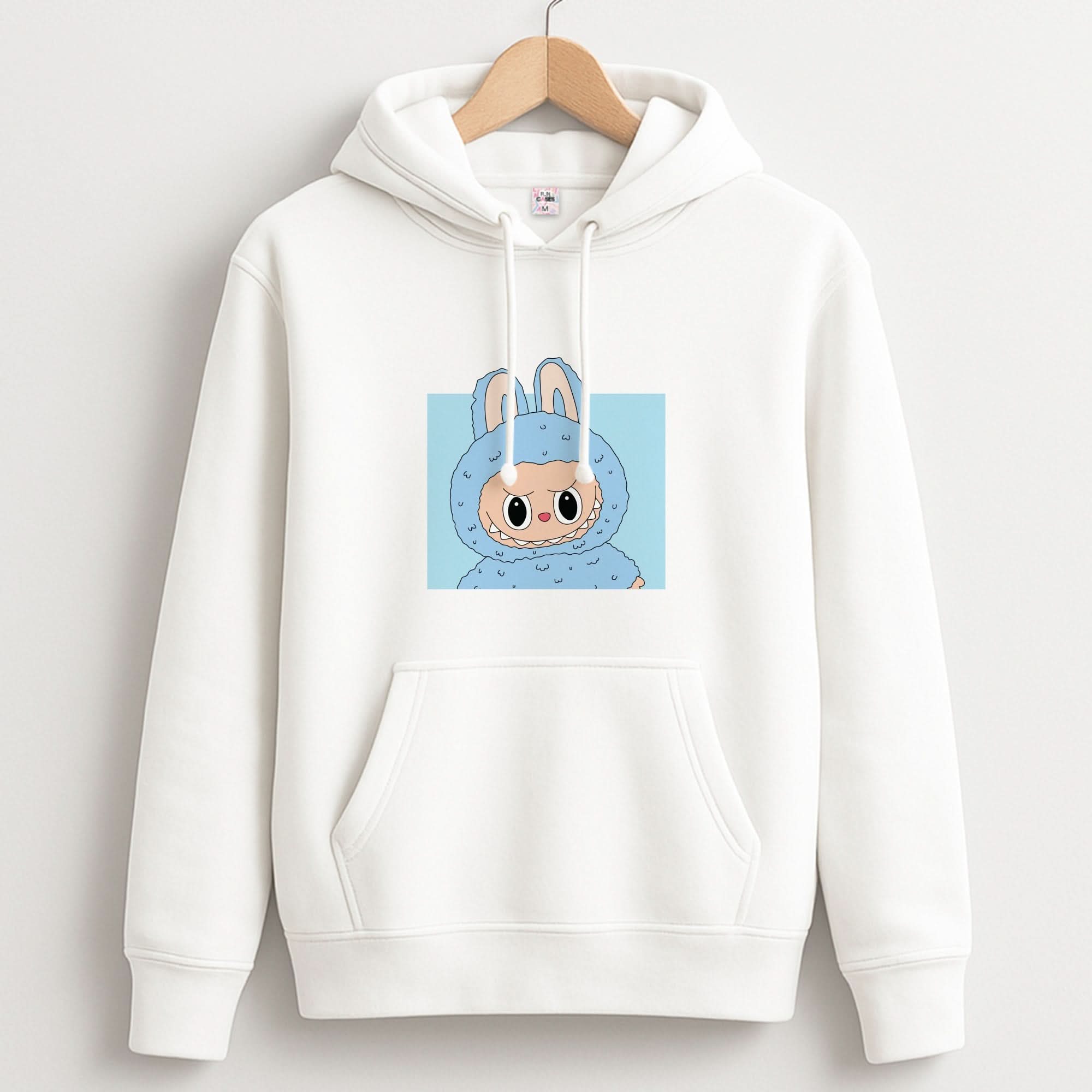 Cute Blue Notebook Monster Unisex Hoodie