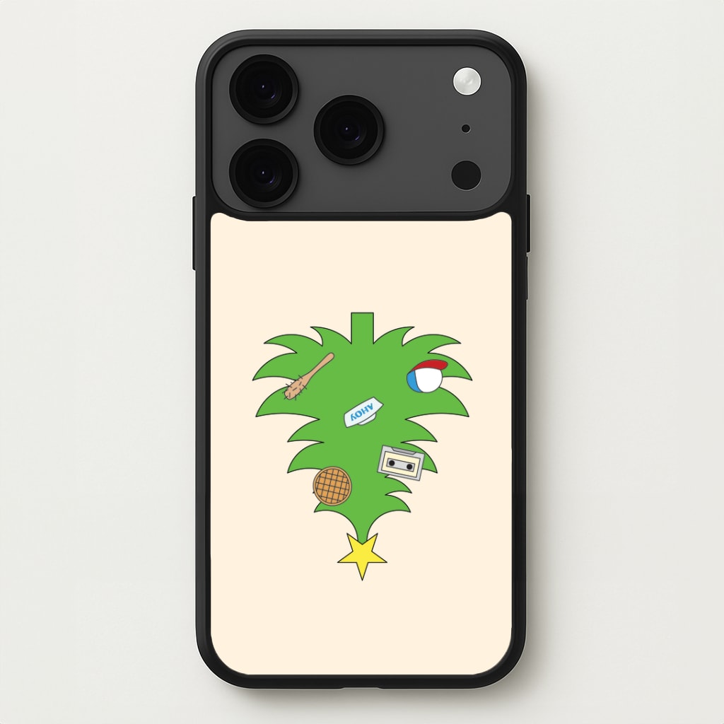 Upside Down Christmas Tree iPhone 17 Pro Case