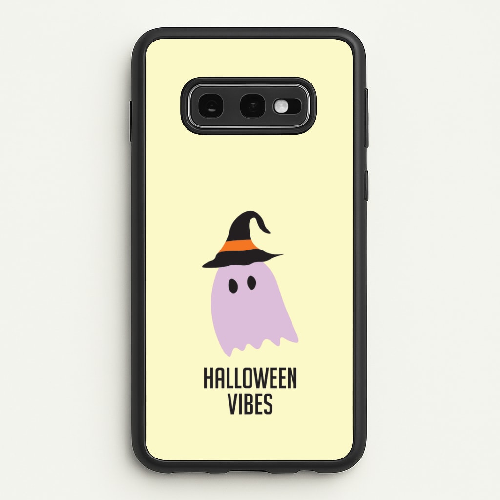 Purple Ghost Halloween Vibes Galaxy S10e Case