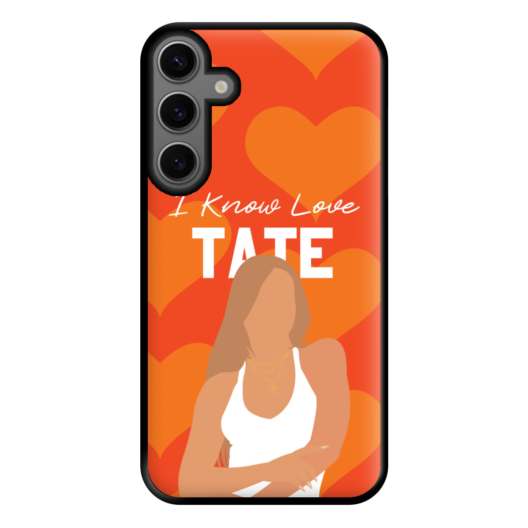I Know Love Pattern Galaxy S25 Plus Case