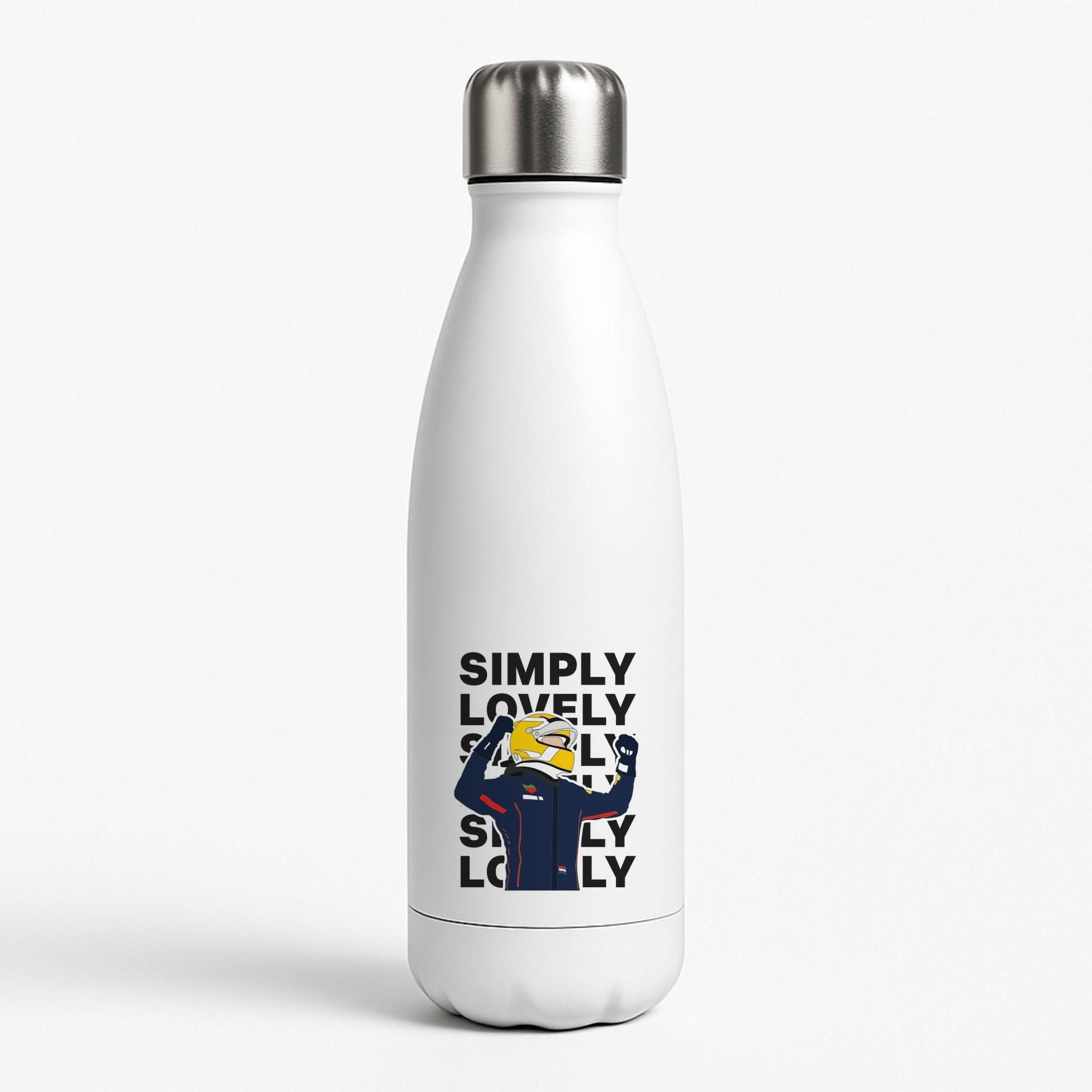 Max Simply Lovely White Water Bottle