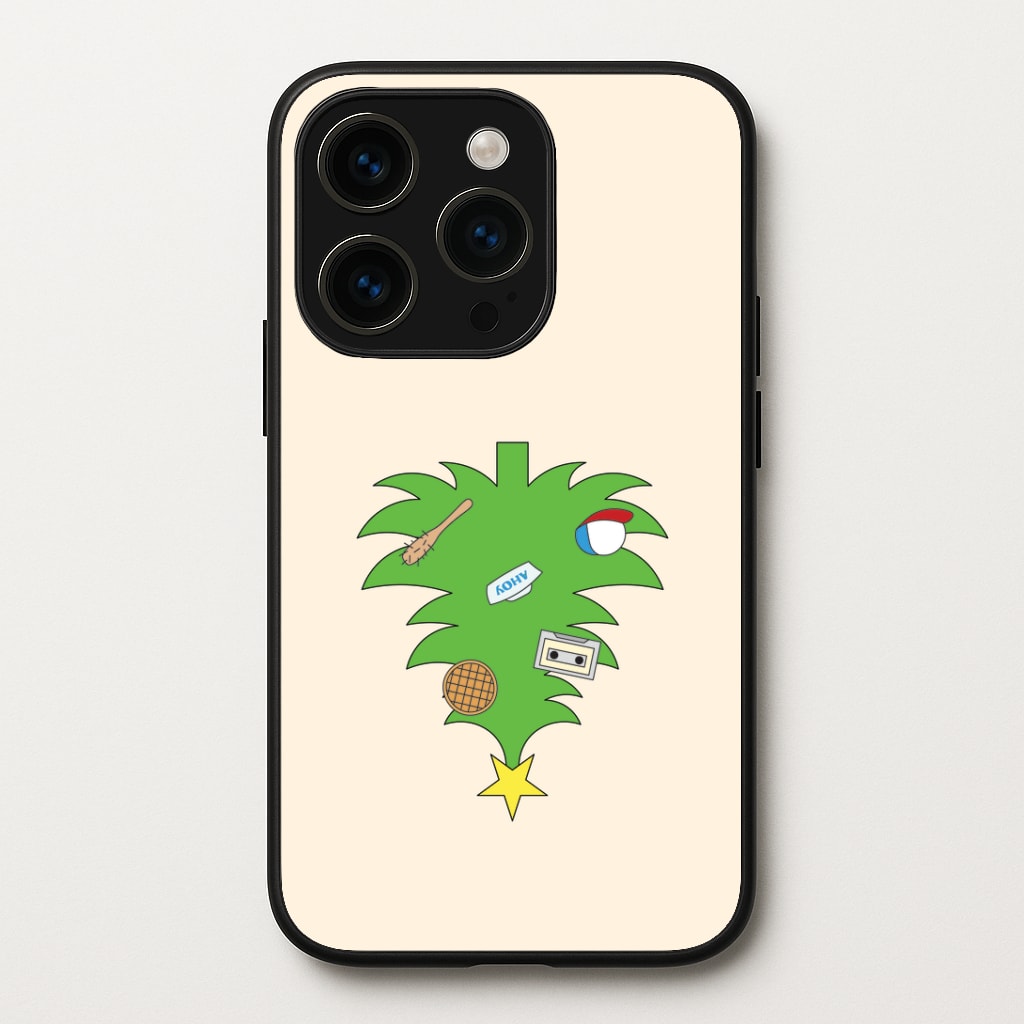 Upside Down Christmas Tree iPhone 14 Pro Case
