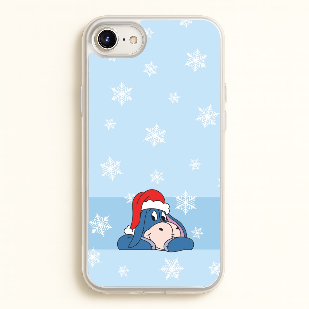 Cartoon Donkey Snowflakes iPhone 6 Plus / 7 Plus / 8 Plus Case