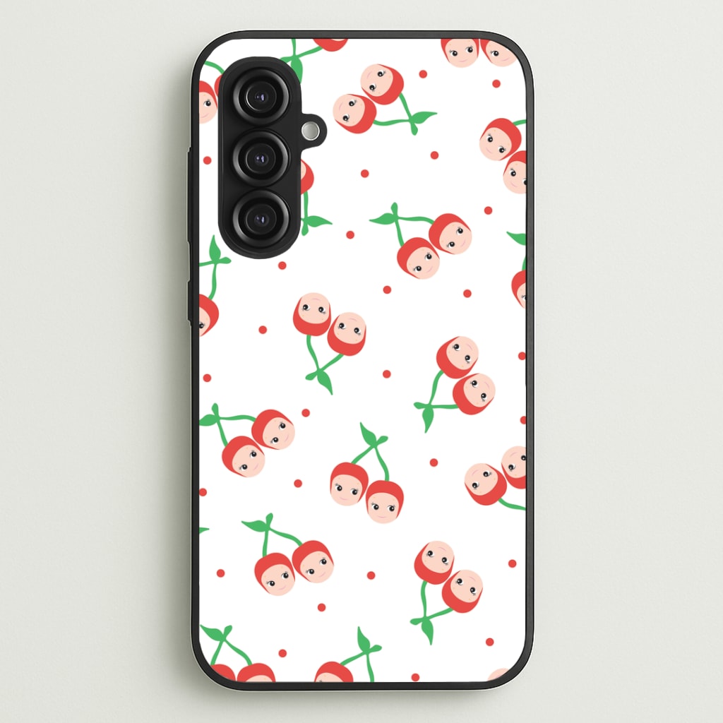 Cherry Angels Pattern Galaxy S23FE Case