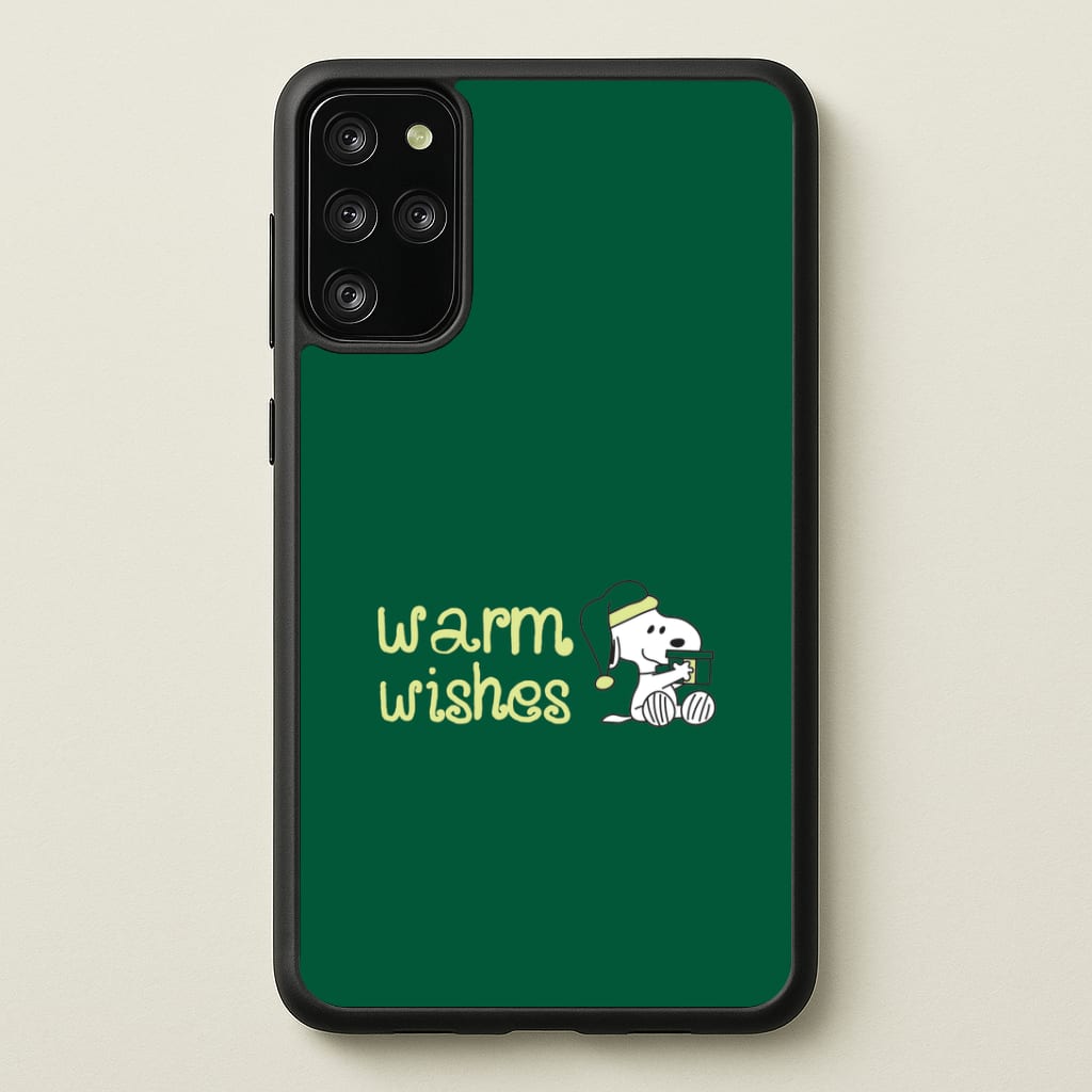 Cartoon Beagle Warm Wishes Galaxy S20 Plus Case