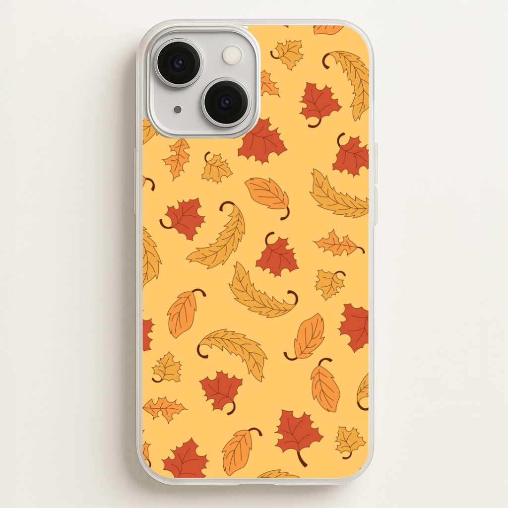 Leaves Assortment Pattern iPhone 13 Case