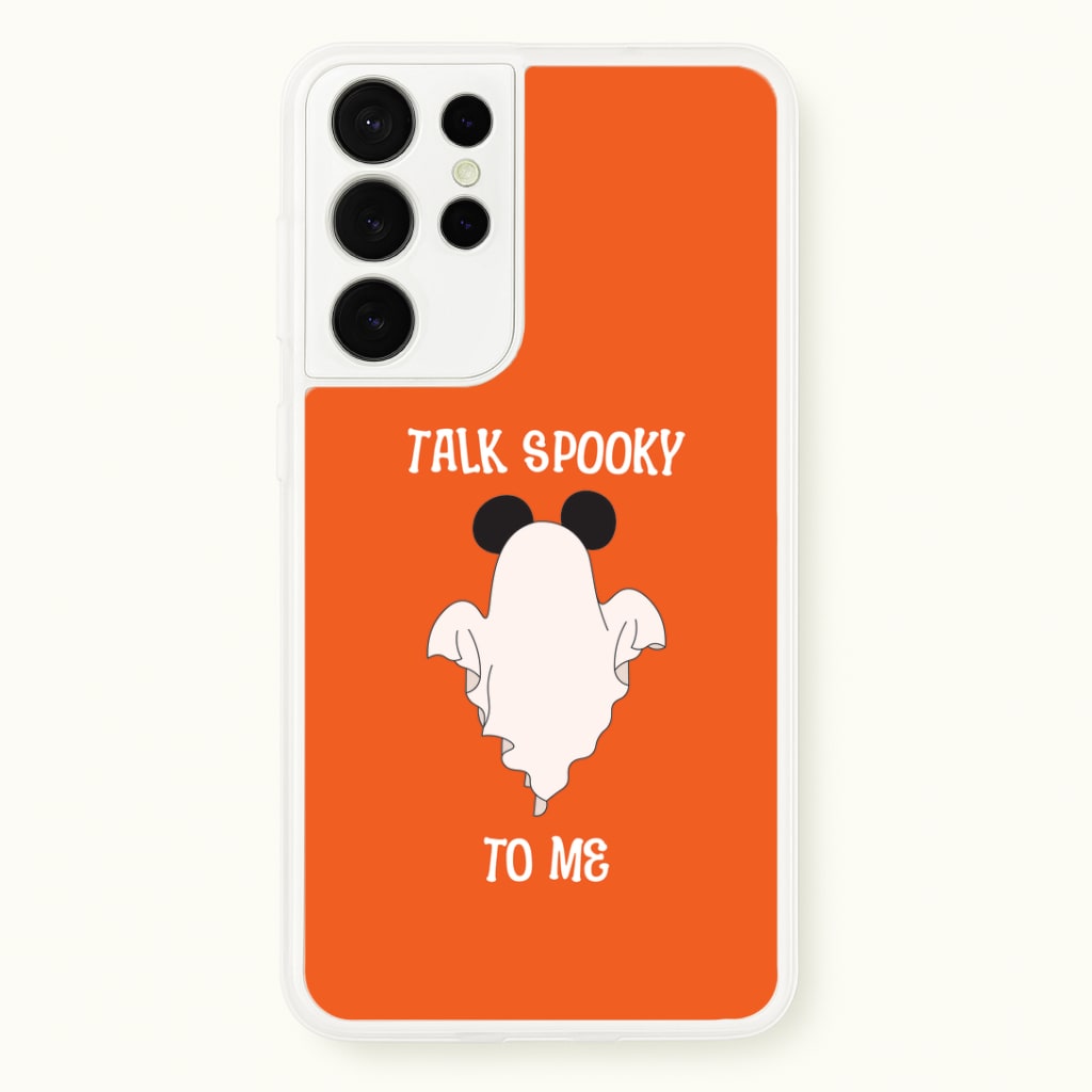 Talk Spooky To Me Mouse Ghost Galaxy S21 Ultra Case