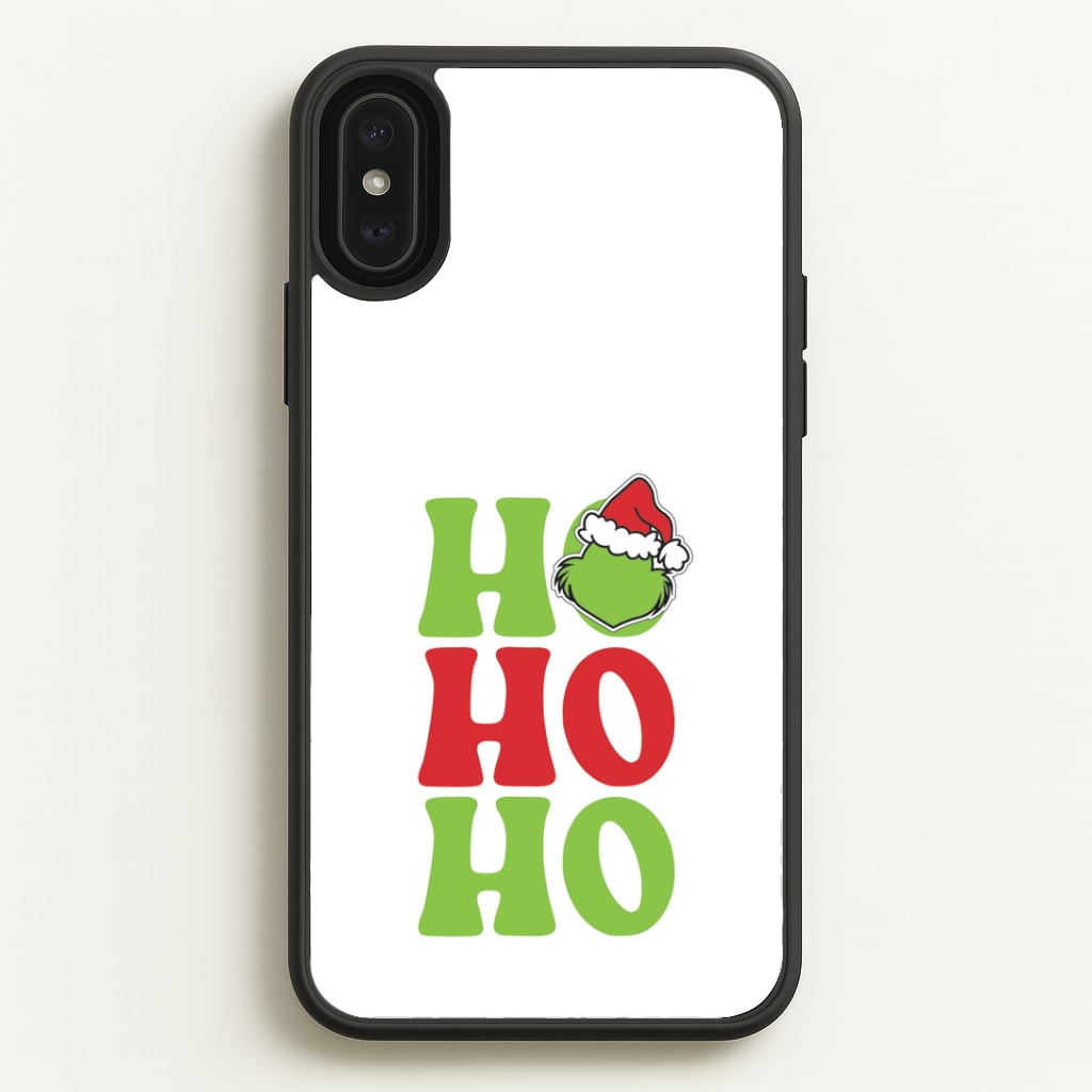 Green Ho Ho Ho iPhone XS Max Case