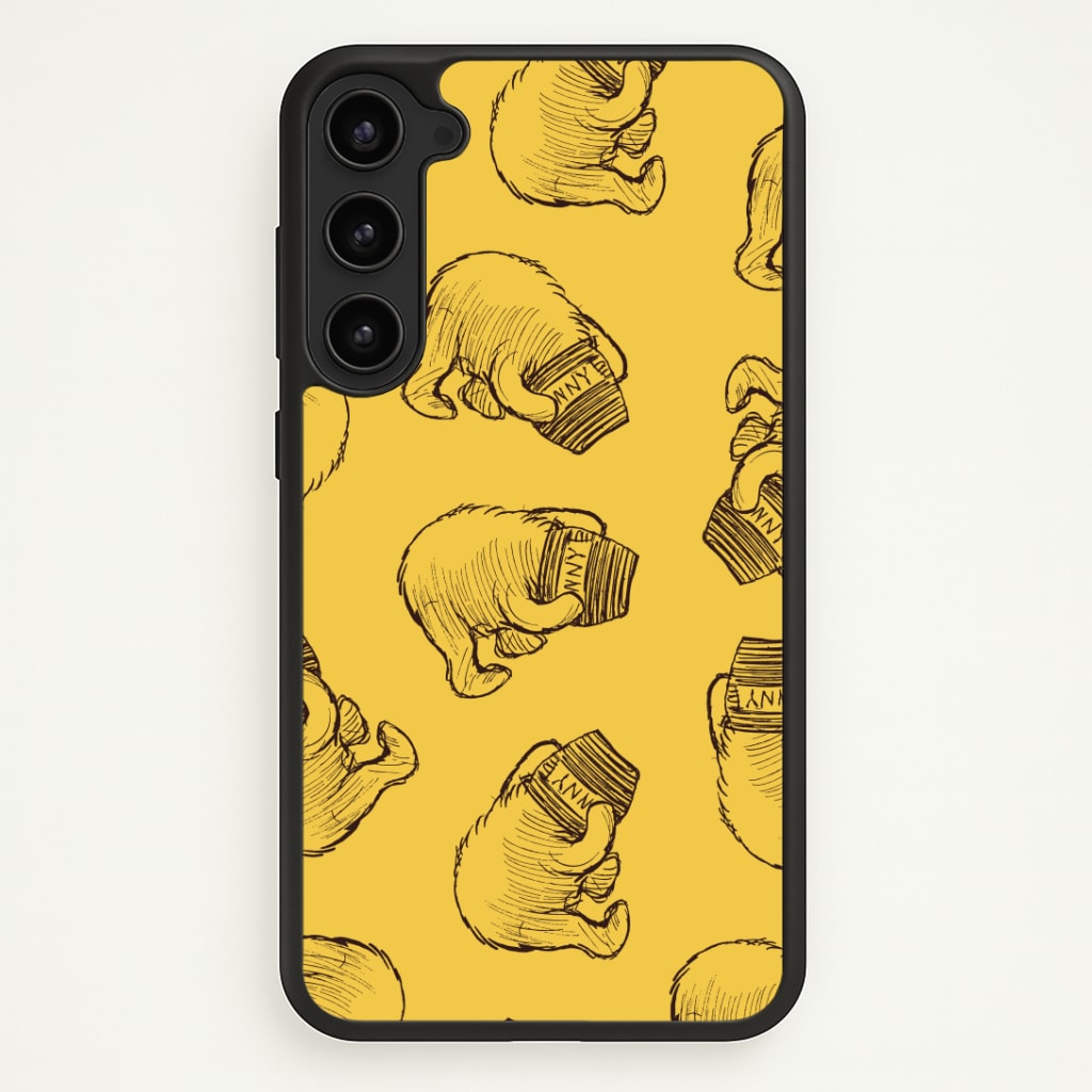 Winnie Honey Pot Pattern Galaxy S23 Case