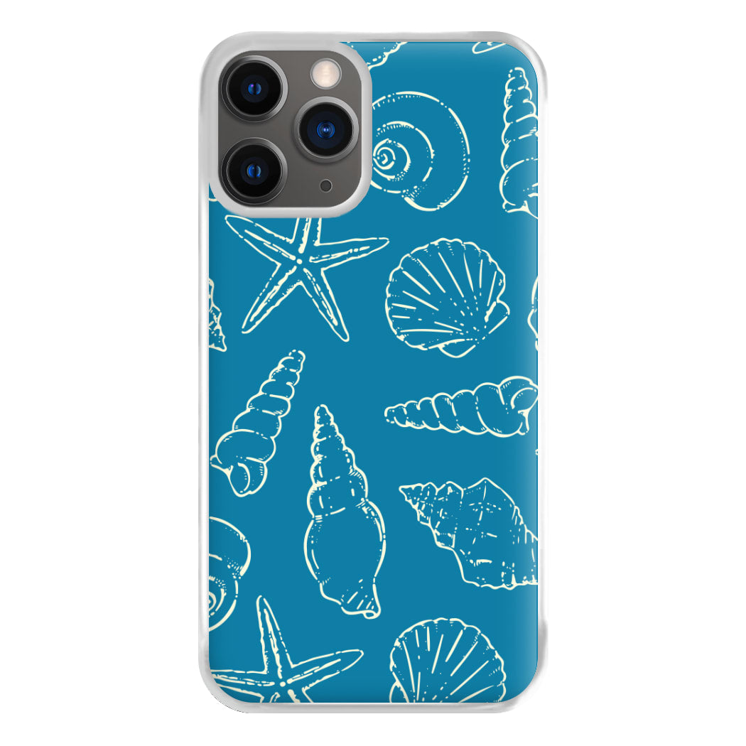 Sketched Shells Pattern iPhone 12 Pro Max Case