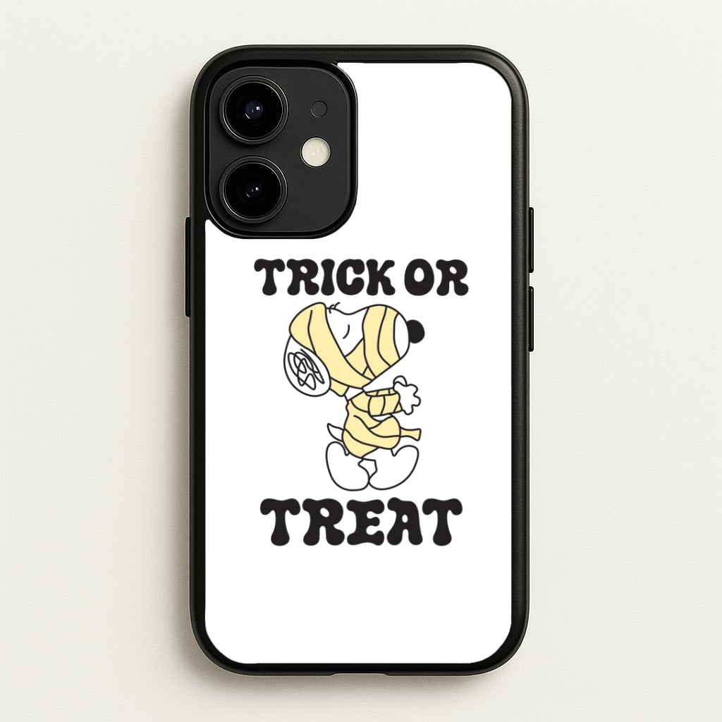 Trick Or Treat Cartoon Beagle iPhone 12 Mini Case