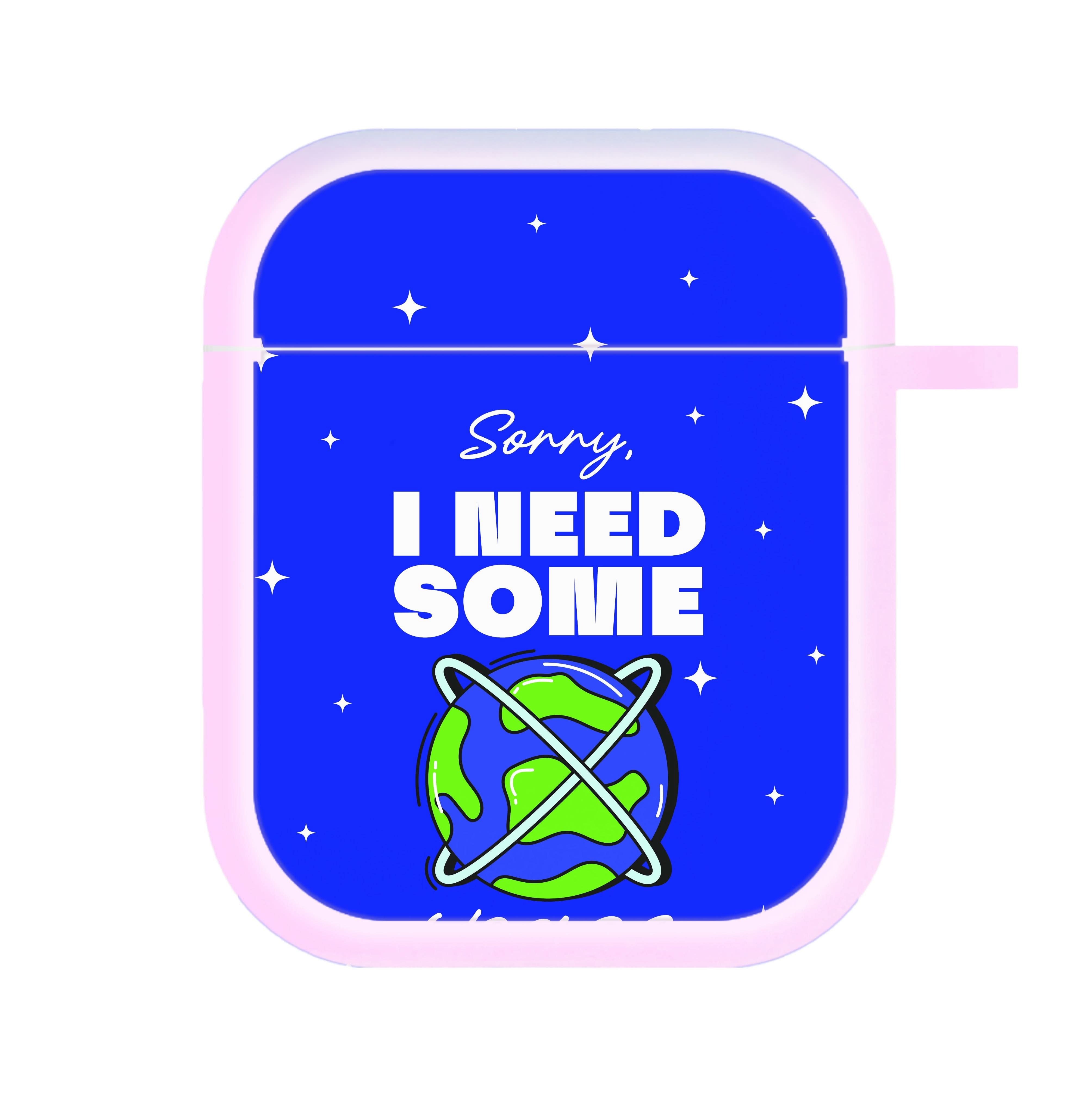 Cartoon I Need Some Space AirPods Case