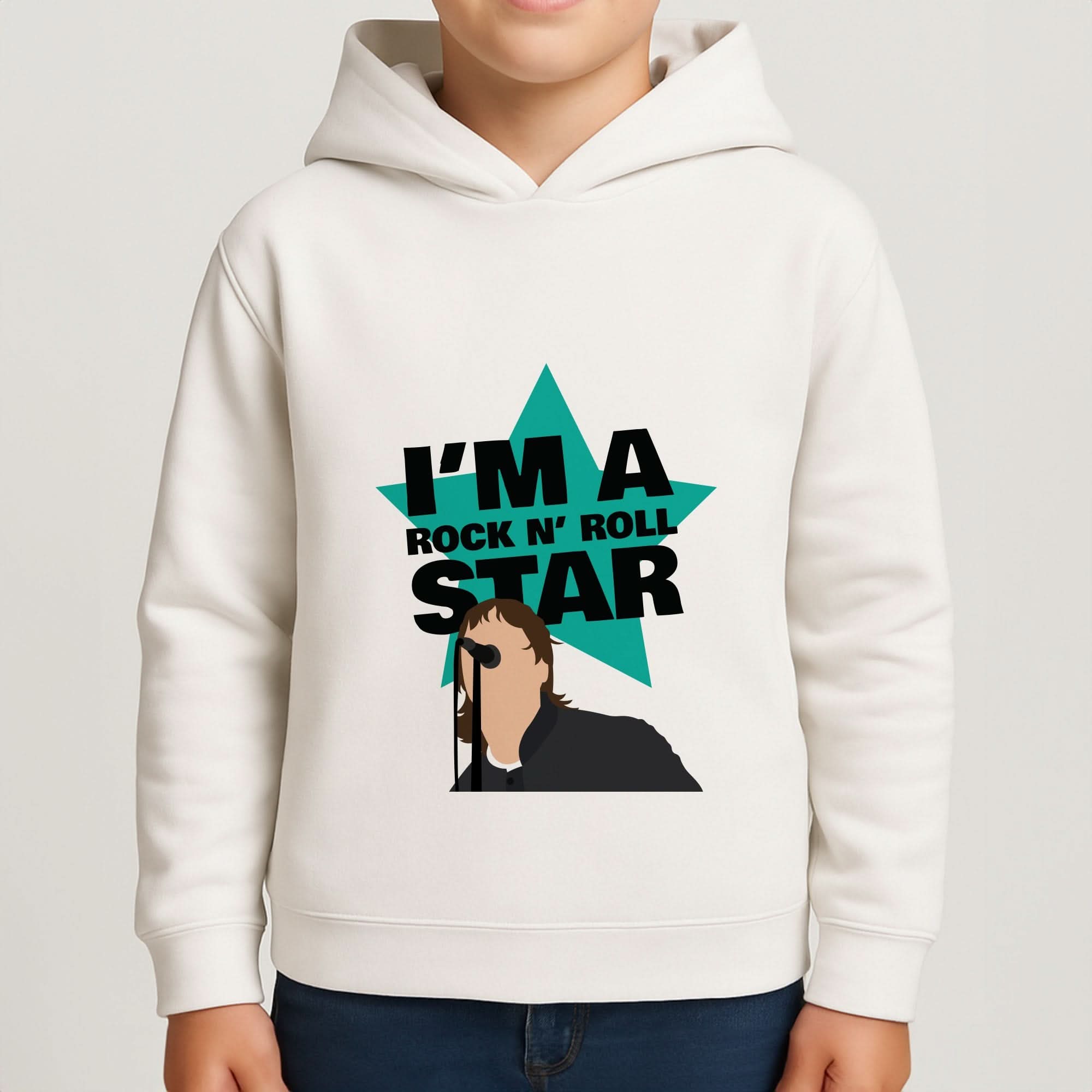 I'm A Rock And Roll Star Boys Hoodie