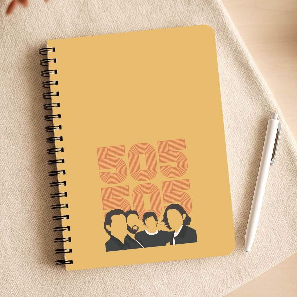 505 Band Members Light Notepad