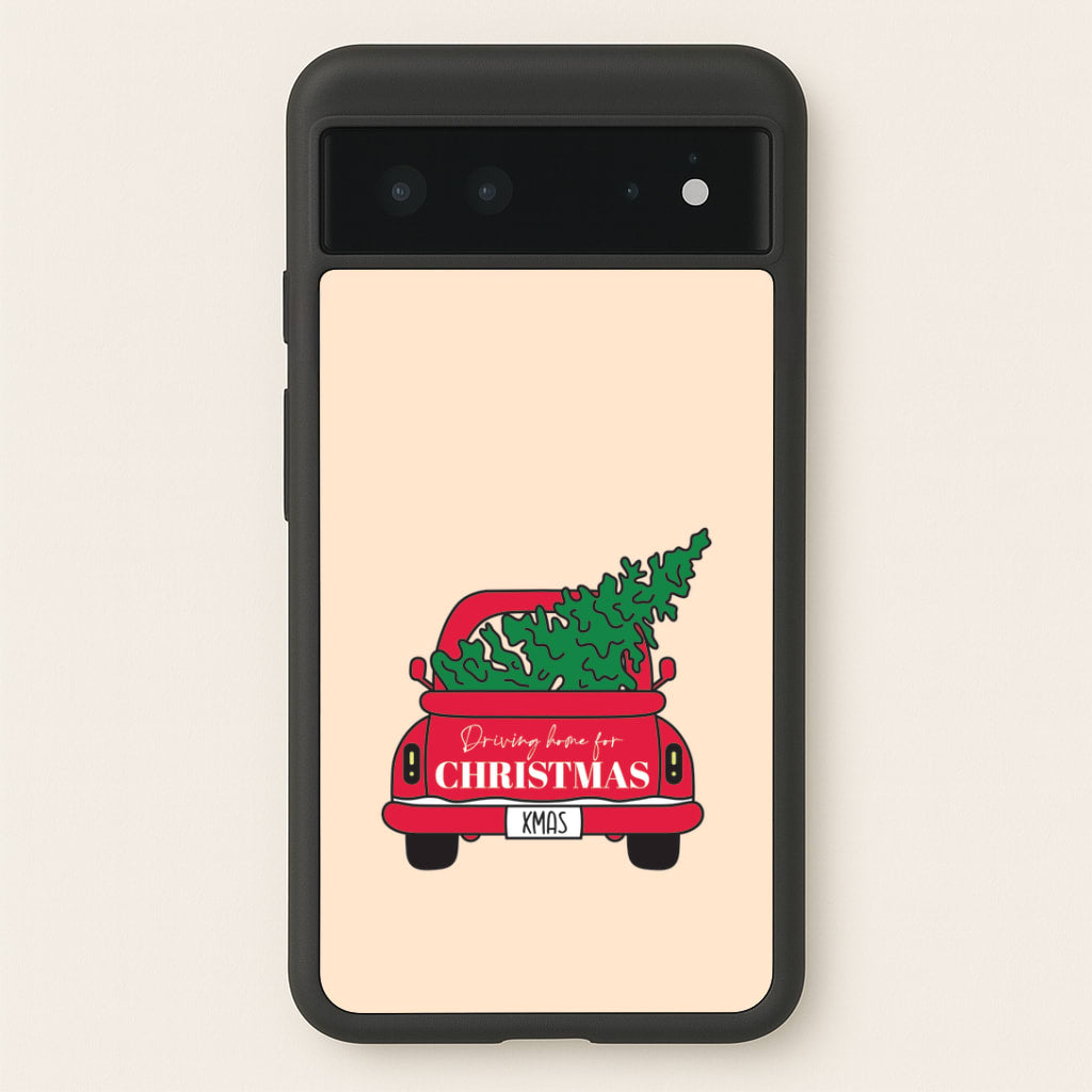 Driving Home For Christmas Truck Google Pixel 6 Case