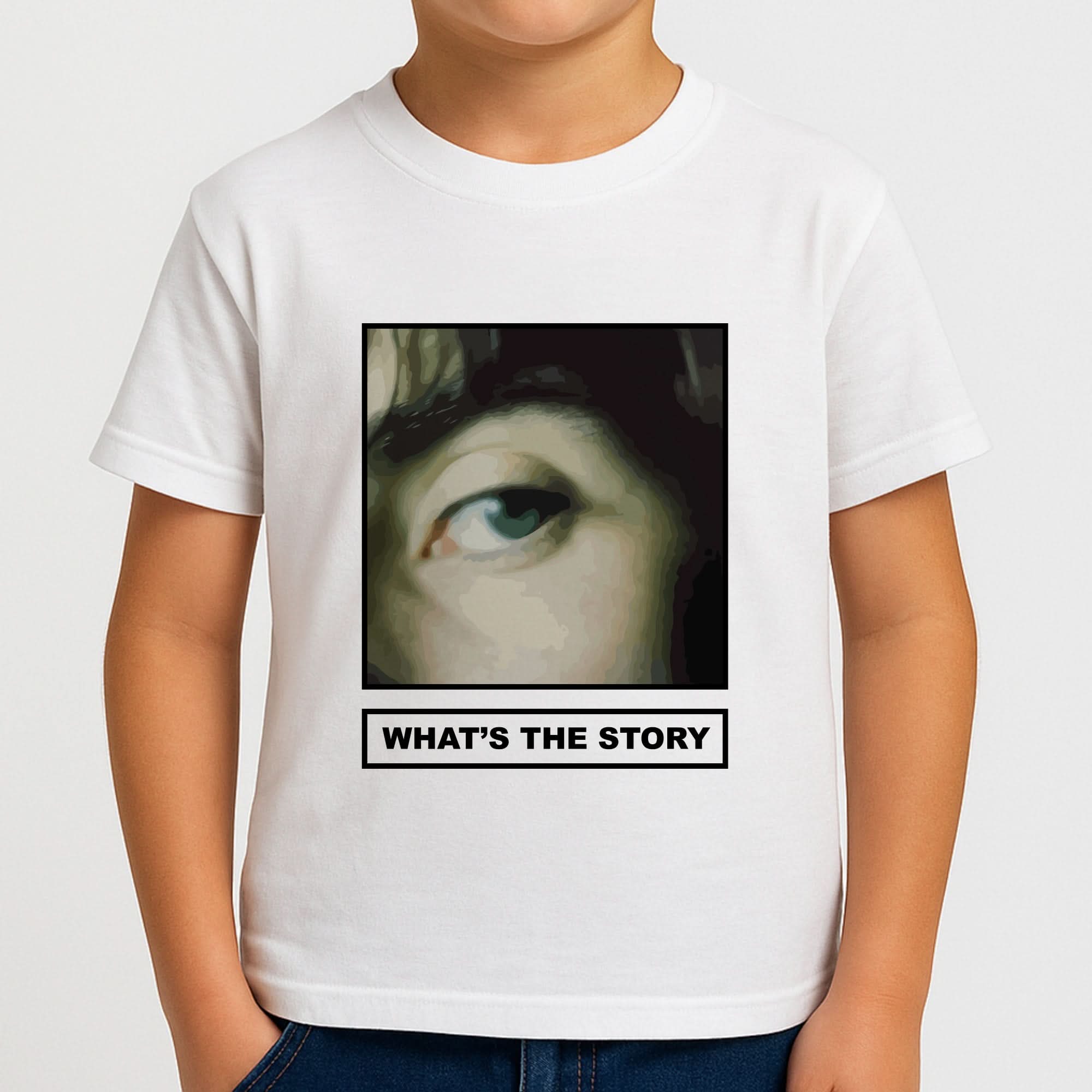 What's The Story Orange Boys T-Shirt