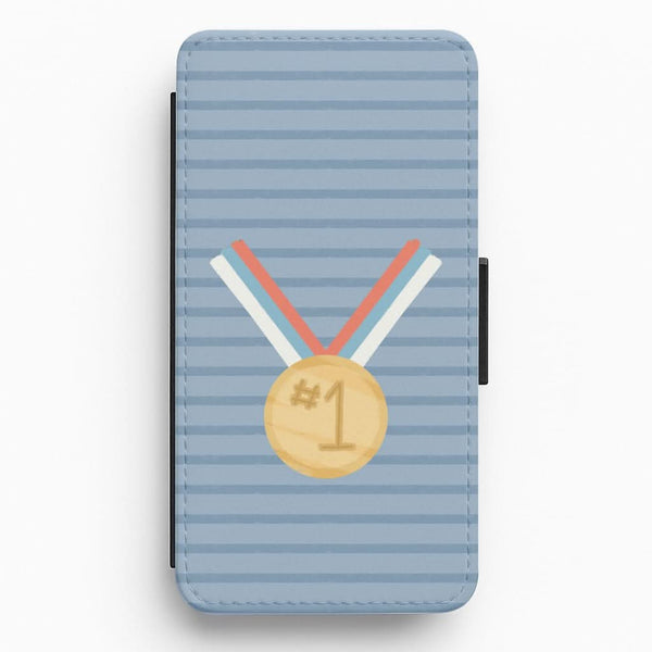 No.1 Medal Flip / Wallet Phone Case