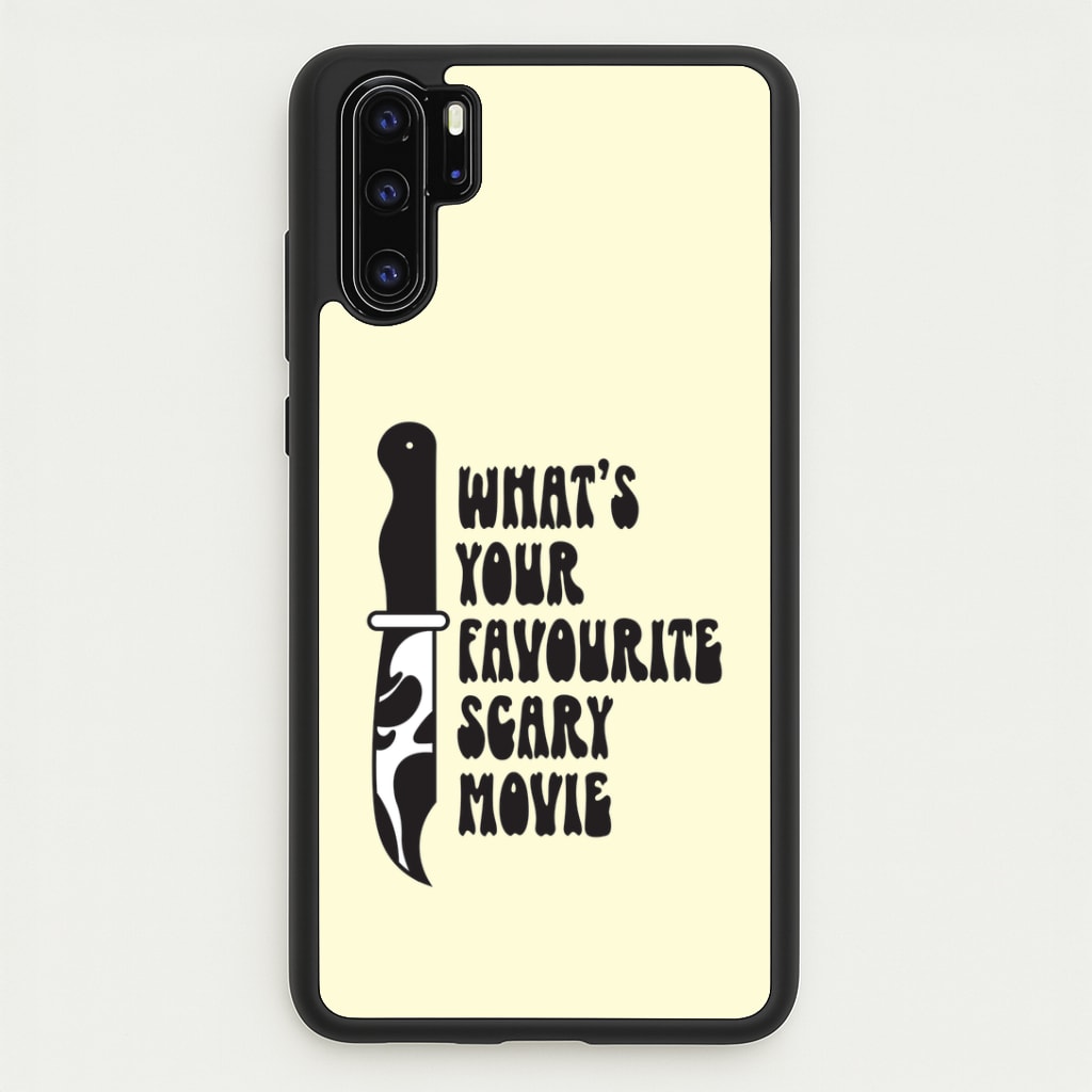 What's Your Favourite Scary Movie Trippy Huawei P30 Pro Case