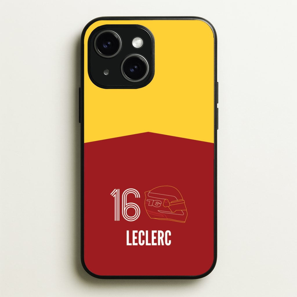 Leclerc Helmet 2026 iPhone 15 Plus Case