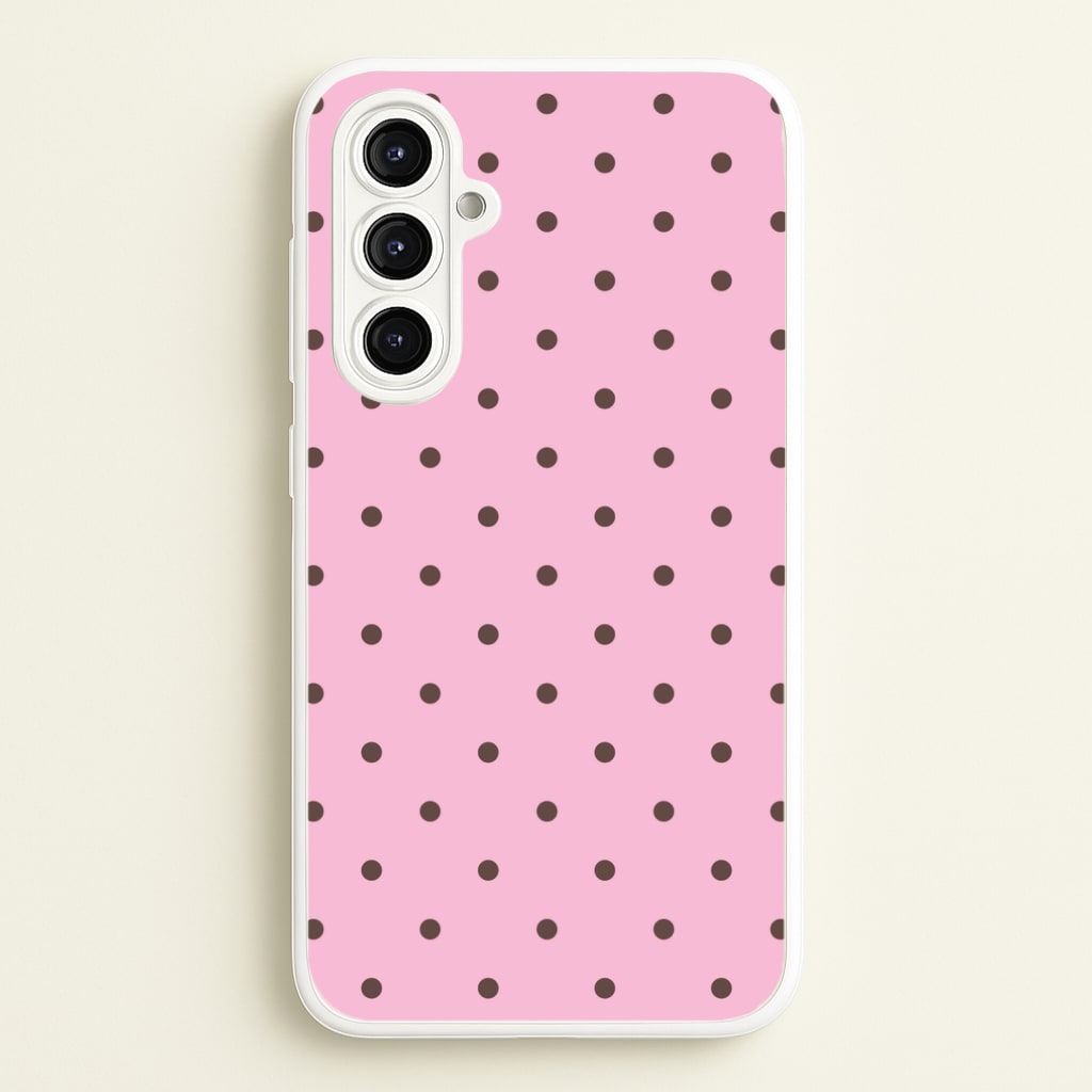 Strawberry Polka Dots Galaxy A16 Case